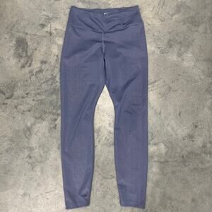 Nike Women’s Lavender Shimmer Glitter Dri-Fit Leggings Small